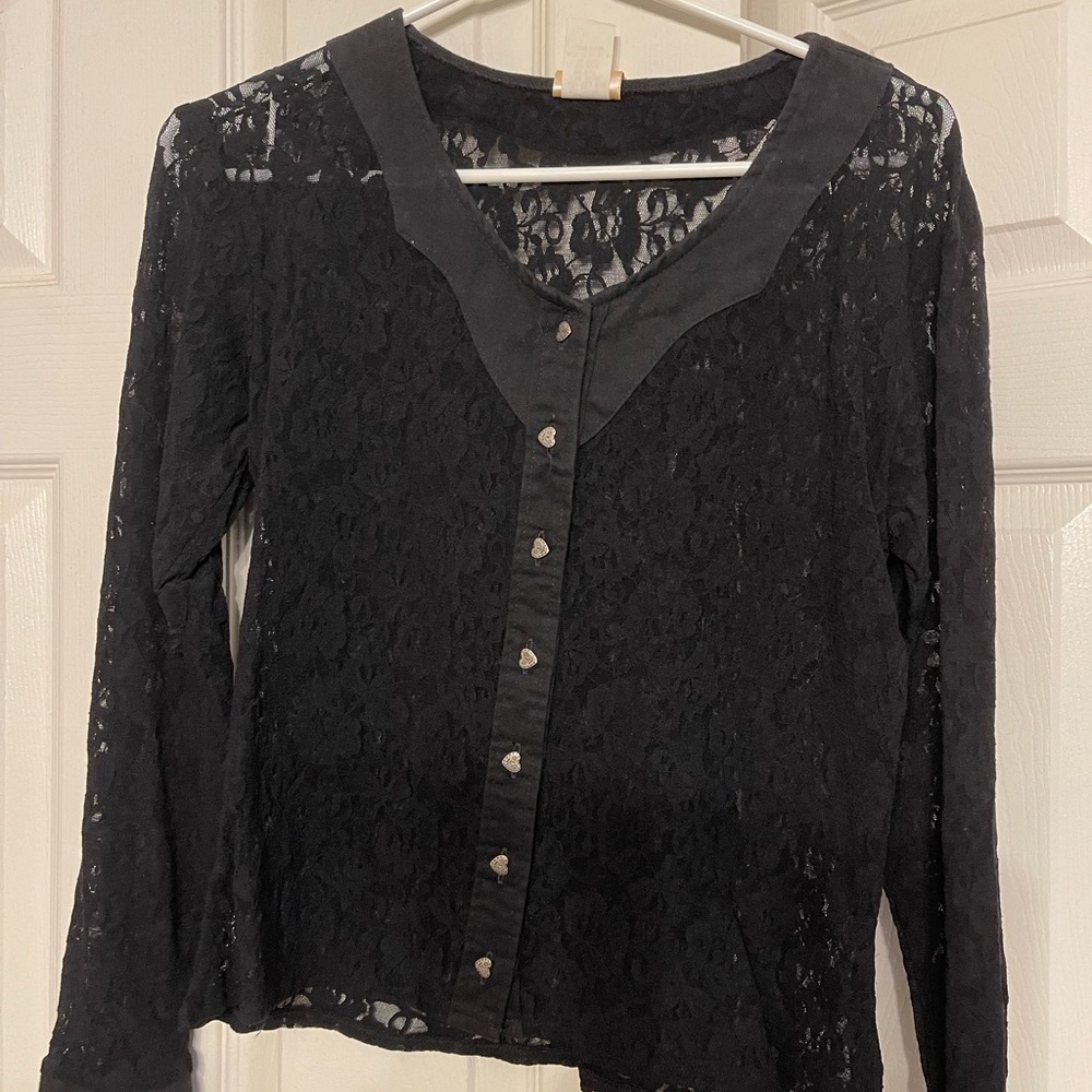 Lace tops. Dress up or down.